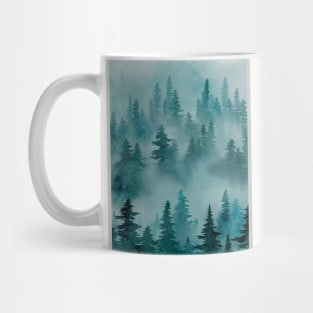 Watercolor forest Mug